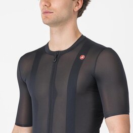 CASTELLI Cyklistický dres s krátkým rukávem - A/C - černá