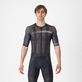 CASTELLI Cyklistický dres s krátkým rukávem - CLIMBER´S A/C - černá