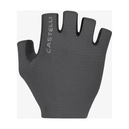 CASTELLI Cyklistické rukavice krátkoprsté - ESPRESSO - šedá