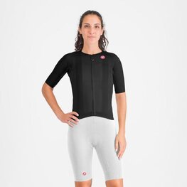 CASTELLI Cyklistické kalhoty krátké s laclem - FREE AERO RACE S W - bílá