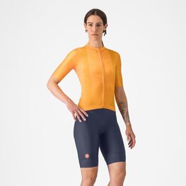 CASTELLI Cyklistické kalhoty krátké s laclem - PRIMA 2 DT - modrá
