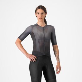 CASTELLI Cyklistický dres s krátkým rukávem - A/C W - černá