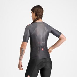 CASTELLI Cyklistický dres s krátkým rukávem - A/C W - černá