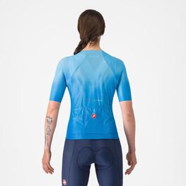 CASTELLI Cyklistický dres s krátkým rukávem - A/C W - modrá