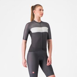 CASTELLI Cyklistický dres s krátkým rukávem - ELEGANTE - černá