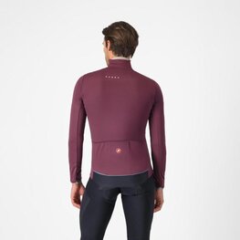 CASTELLI Cyklistická zateplená bunda - ALPHA 150 - bordó