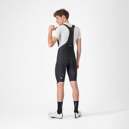 CASTELLI Cyklistické kalhoty krátké s laclem - OMLOOP THERMAL - černá