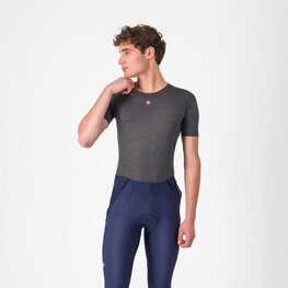 CASTELLI Cyklistické triko s krátkým rukávem - MEDIO BASE LAYER - šedá
