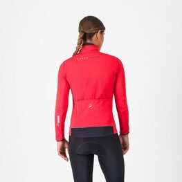 CASTELLI Cyklistická zateplená bunda - ALPHA 150 W - červená