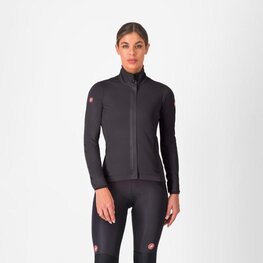 CASTELLI Cyklistická zateplená bunda - ALPHA 150 W - černá