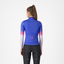 CASTELLI Cyklistický dres s dlouhým rukávem zimní - CORSO THERMAL - fialová