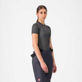 CASTELLI Cyklistické triko s krátkým rukávem - MEDIO BASE LAYER W - šedá