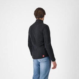 CASTELLI mikina - CLASSICO FLEECE - černá
