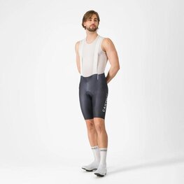 CASTELLI Cyklistické kalhoty krátké s laclem - AERO RACE S KIT - černá