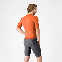 CASTELLI Cyklistické kalhoty krátké s laclem - ESPRESSO 2 - šedá