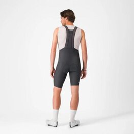 CASTELLI Cyklistické kalhoty krátké s laclem - ESPRESSO 2 - šedá