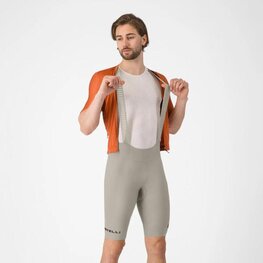 CASTELLI Cyklistické kalhoty krátké s laclem - ESPRESSO 2 - ivory