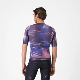 CASTELLI Cyklistický dres s krátkým rukávem - AERO RACE 8S - fialová