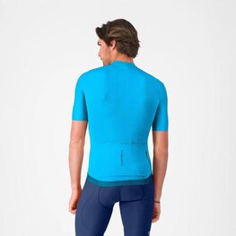 CASTELLI Cyklistický dres s krátkým rukávem - ESPRESSO 2 - světle modrá