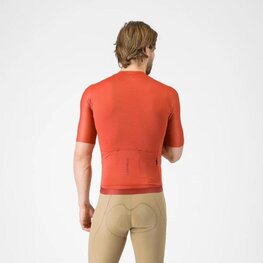 CASTELLI Cyklistický dres s krátkým rukávem - ESPRESSO 2 - červená