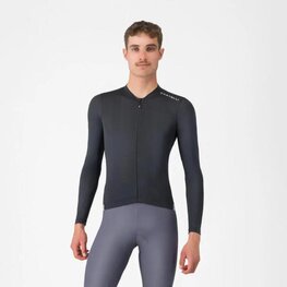 CASTELLI Cyklistický dres s dlouhým rukávem letní - ESPRESSO 2 LS - černá