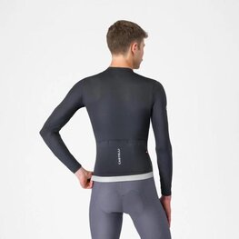 CASTELLI Cyklistický dres s dlouhým rukávem letní - ESPRESSO 2 LS - černá