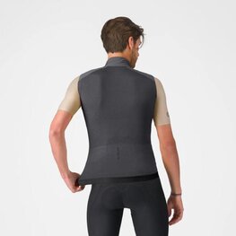 CASTELLI Cyklistická vesta - ESPRESSO 2 - šedá