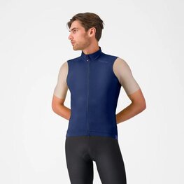 CASTELLI Cyklistická vesta - ESPRESSO 2 - modrá