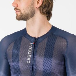 CASTELLI Cyklistický dres s krátkým rukávem - CLIMBER'S A/C - modrá