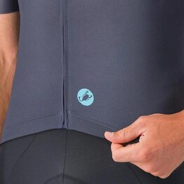 CASTELLI Cyklistický dres s krátkým rukávem - ENTRATA APEX - modrá