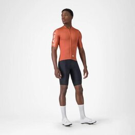 CASTELLI Cyklistický dres s krátkým rukávem - ENTRATA APEX - červená