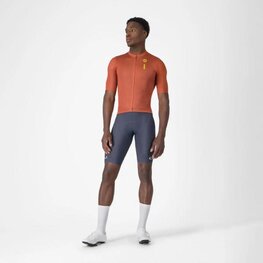 CASTELLI Cyklistický dres s krátkým rukávem - DRITTONE LOGO - červená