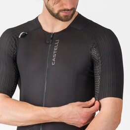 CASTELLI Cyklistický dres s krátkým rukávem - UNLIMITED PRO 2 - černá
