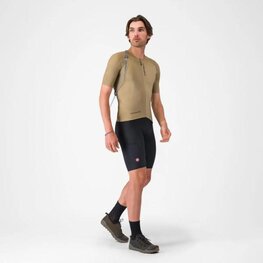 CASTELLI Cyklistický dres s krátkým rukávem - UNLIMITED PRO 2 - béžová