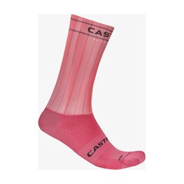 CASTELLI Cyklistické ponožky klasické - FAST FEET 4 - růžová