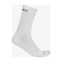 CASTELLI Cyklistické ponožky klasické - AERO RACE PRO 20 - bílá