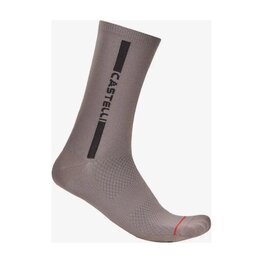CASTELLI Cyklistické ponožky klasické - LINEA LOGO 15 - šedá