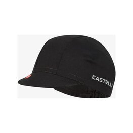 CASTELLI Cyklistická čepice - LOGO - černá
