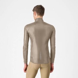 CASTELLI Cyklistická větruodolná bunda - ARIA SHELL 2 - béžová