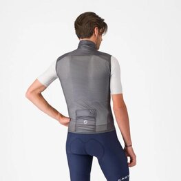 CASTELLI Cyklistická vesta - ARIA 2 - šedá