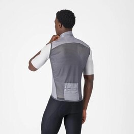 CASTELLI Cyklistická vesta - ARIA 2 - stříbrná