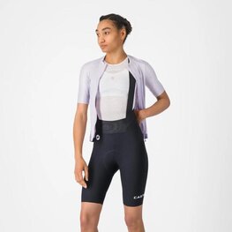 CASTELLI Cyklistické kalhoty krátké s laclem - ESPRESSO 2 W DT - černá