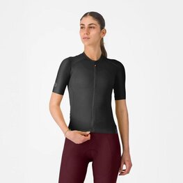 CASTELLI Cyklistický dres s krátkým rukávem - ESPRESSO 2 W - černá