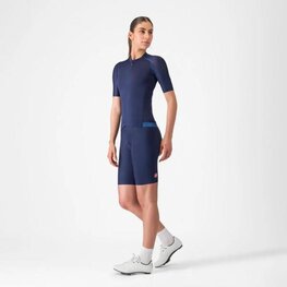 CASTELLI Cyklistický dres s krátkým rukávem - ESPRESSO 2 W - modrá