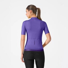 CASTELLI Cyklistický dres s krátkým rukávem - ESPRESSO 2 W - fialová