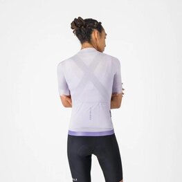 CASTELLI Cyklistický dres s krátkým rukávem - ESPRESSO 2 W - fialová