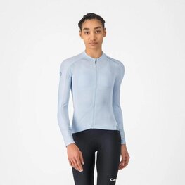 CASTELLI Cyklistický dres s dlouhým rukávem letní - ESPRESSO 2 W - modrá