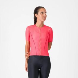 CASTELLI Cyklistický dres s krátkým rukávem - ANIMA FLOW - růžová