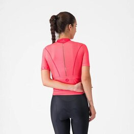 CASTELLI Cyklistický dres s krátkým rukávem - ANIMA FLOW - růžová