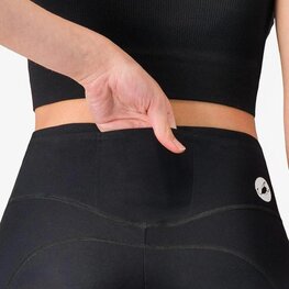 CASTELLI Cyklistické kalhoty krátké bez laclu - COMFORT TRAVEL - černá